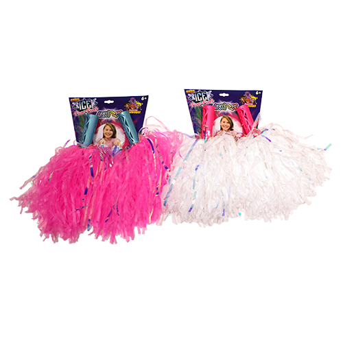 Light Up Ice Poms 2 pcs