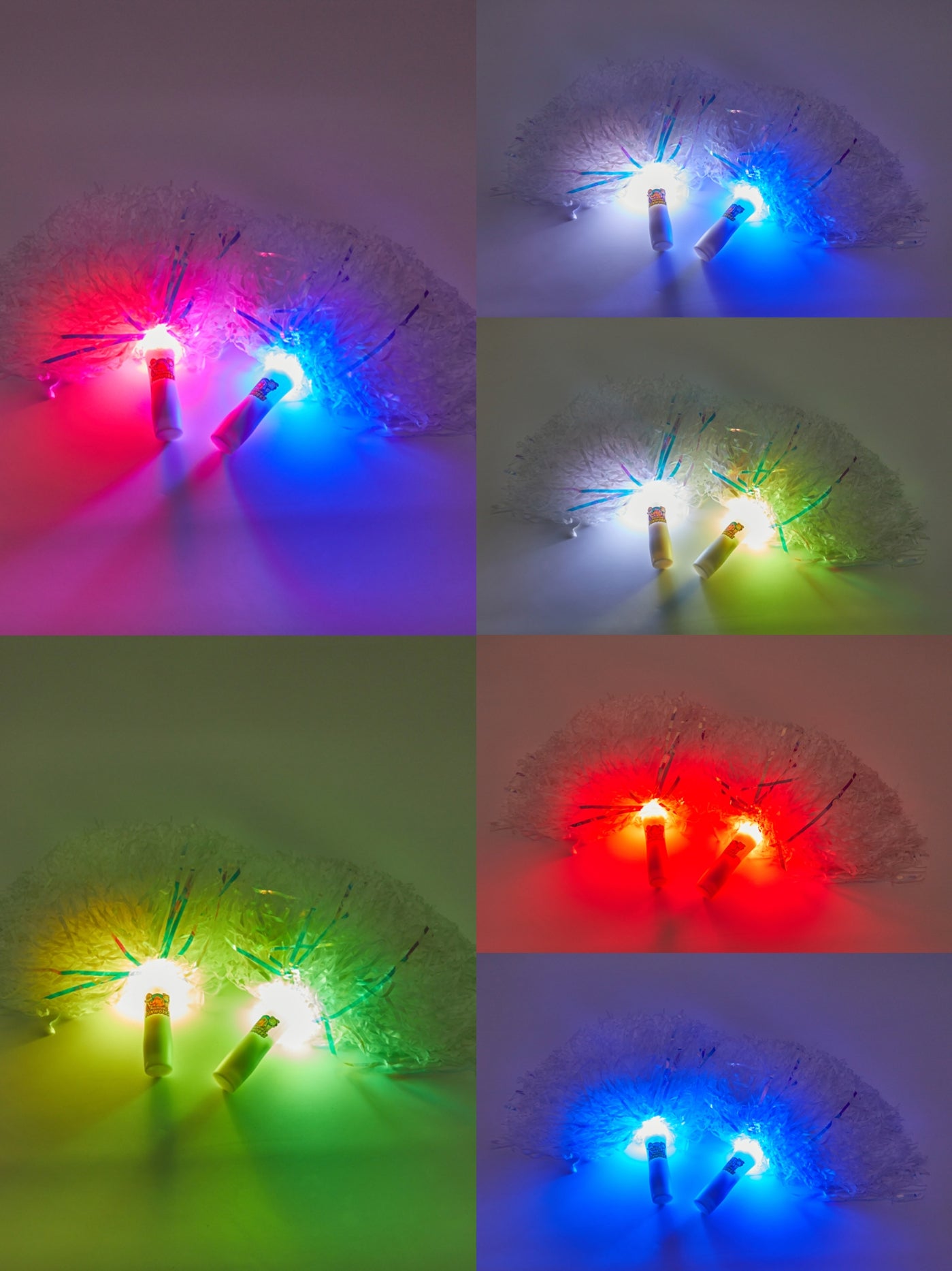 Ultra Glow LED Pom Poms