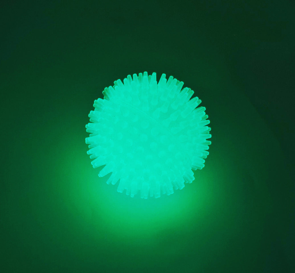 Glow Light-Up Spikey Ball - Small