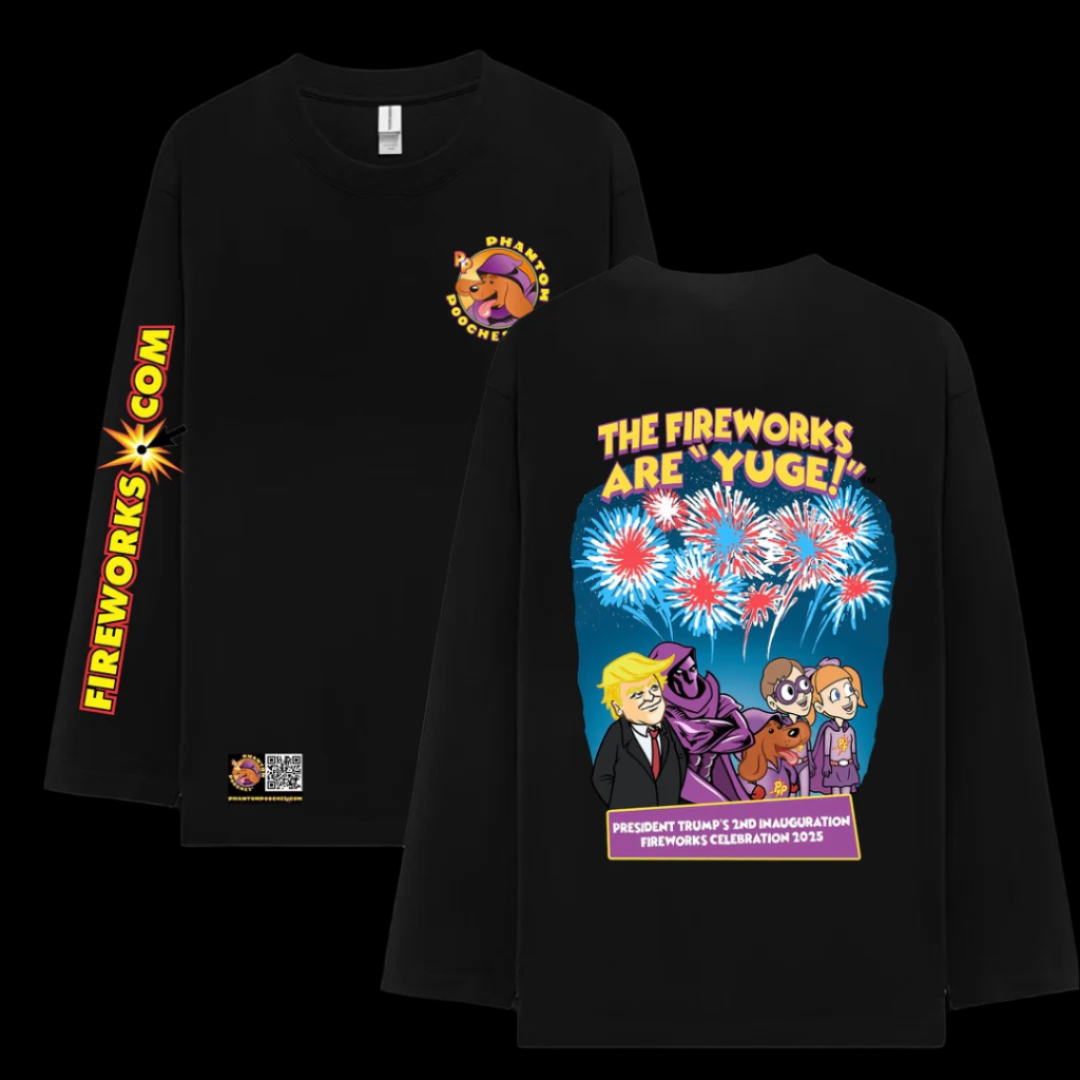 "These Fireworks Are Yuge" Long-Sleeve T-Shirt
