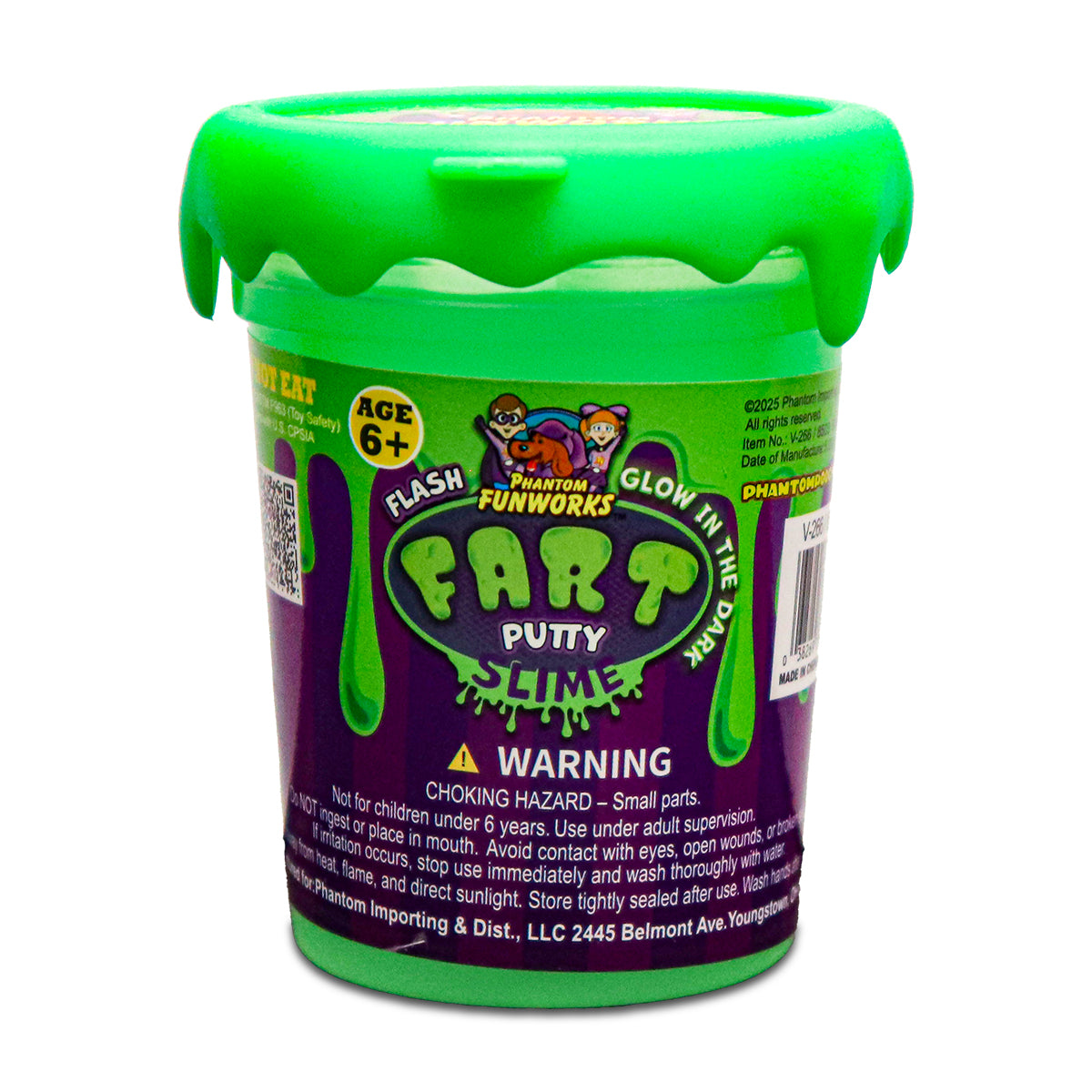 Glow in the Dark Fart Putty