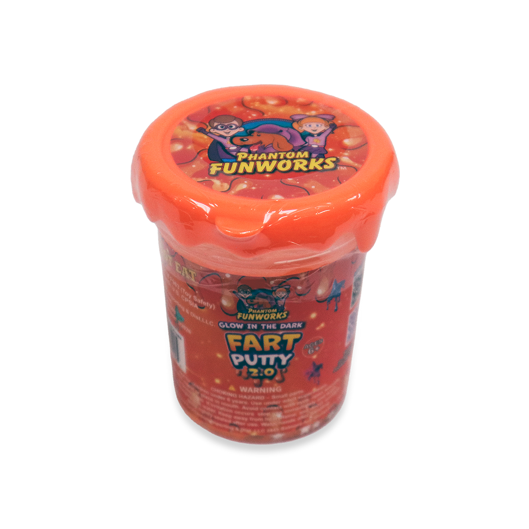 GLOW IN THE DARK FART PUTTY 2.0 ORANGE
