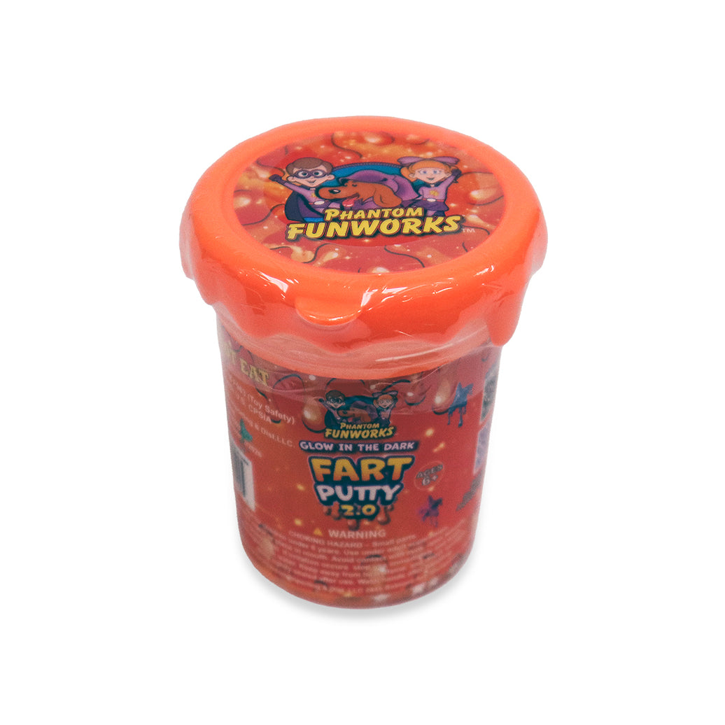 GLOW IN THE DARK FART PUTTY 2.0 ORANGE