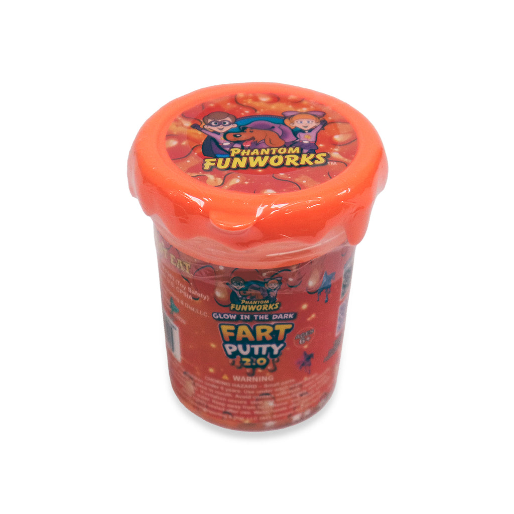 GLOW IN THE DARK FART PUTTY 2.0 ORANGE