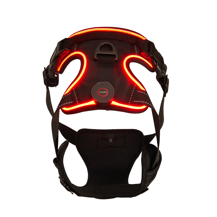 Ultra Glow LED Dog Harness