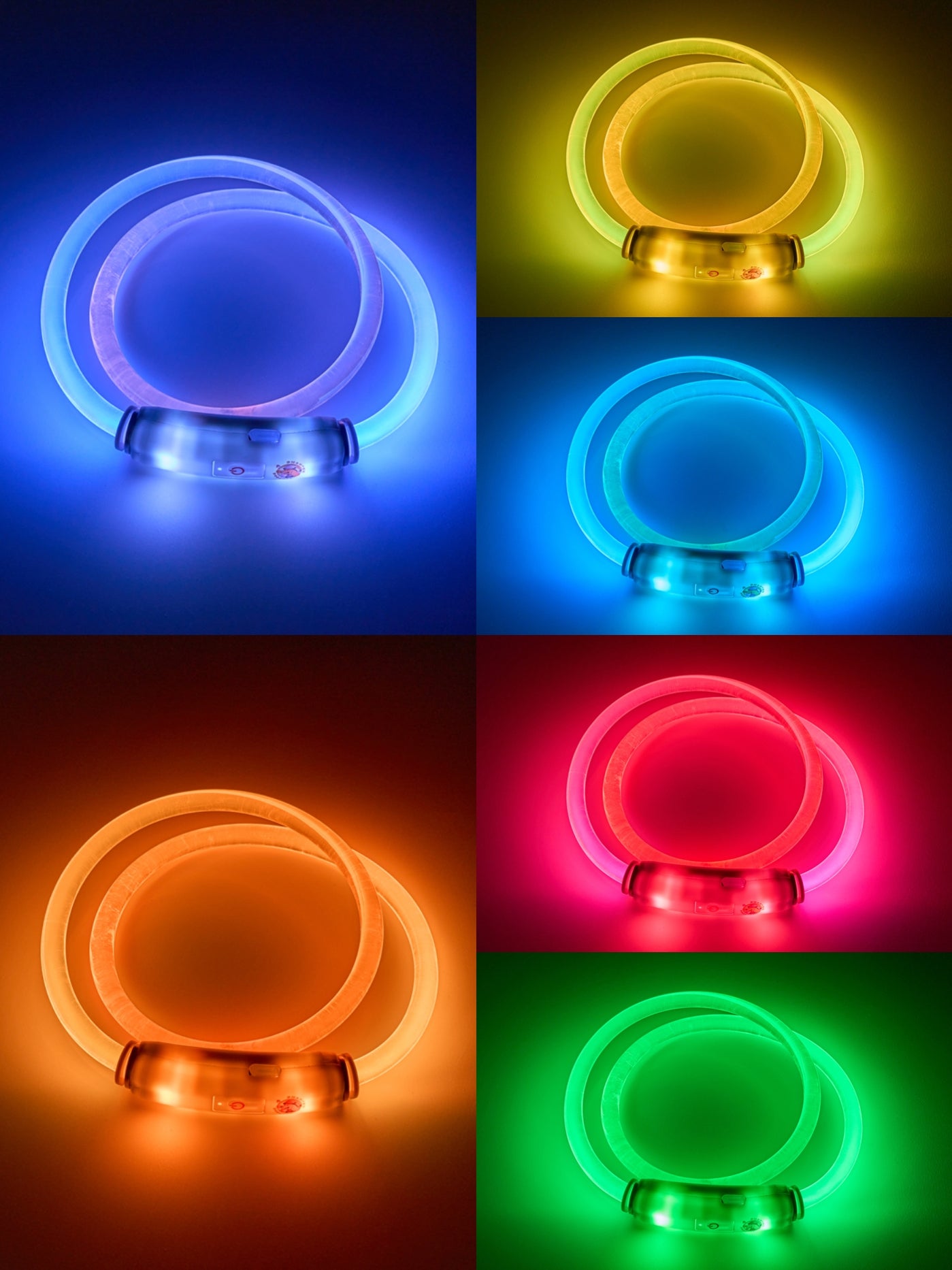 Ultra Glow LED Pet Safety Necklace