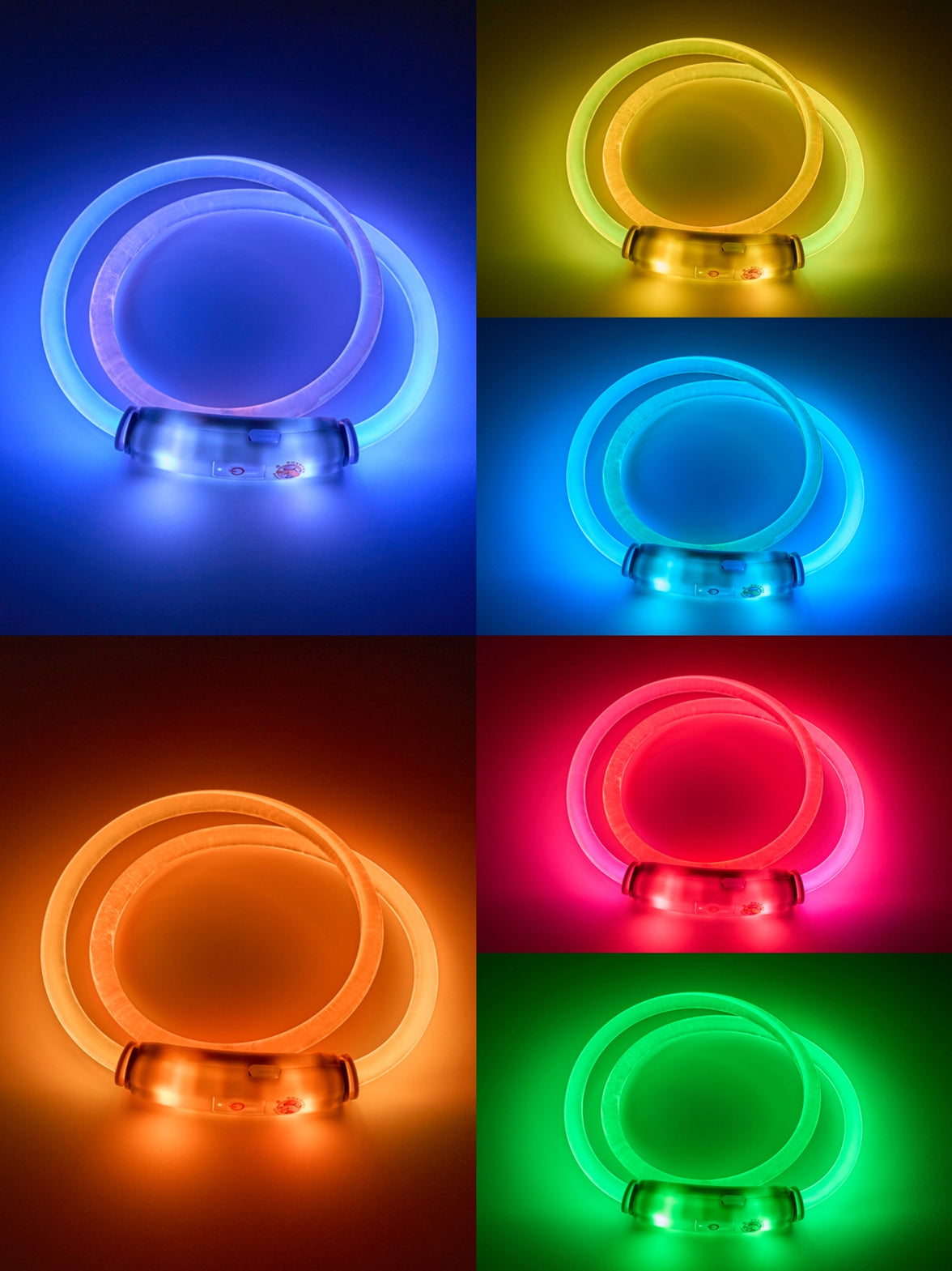Ultra Glow LED Pet Safety Necklace