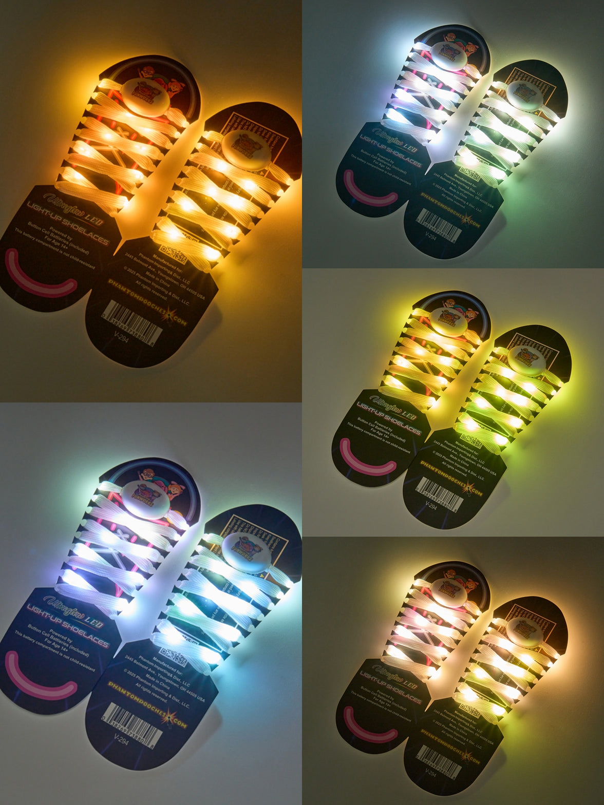 Ultra Glow LED Shoe Laces