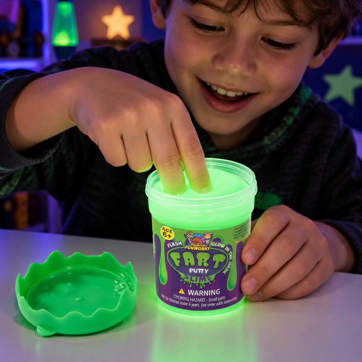 Glow in the Dark Fart Putty