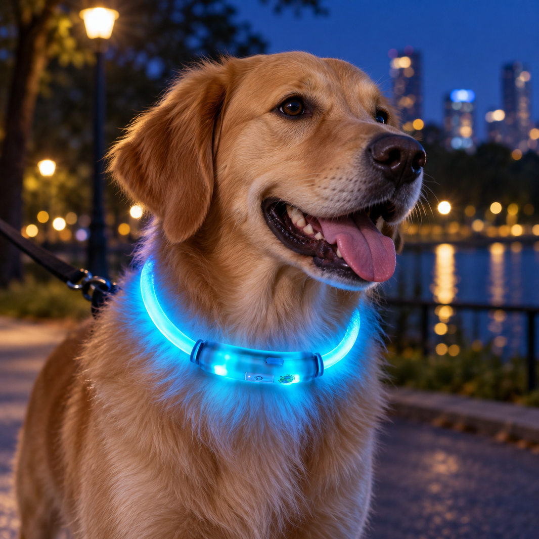 Ultra Glow LED Pet Safety Necklace